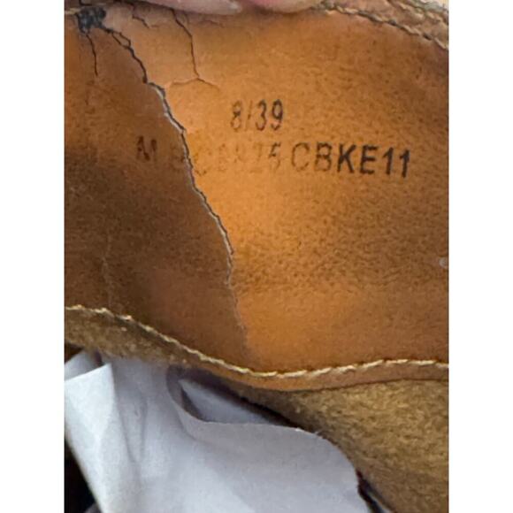 BOC Brown Leather Heeled Mules - Size 8 - Picture 7 of 10